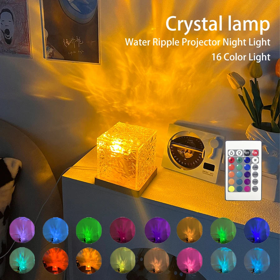 LumeGoo™ Dynamic Aurora Crystal Lamp